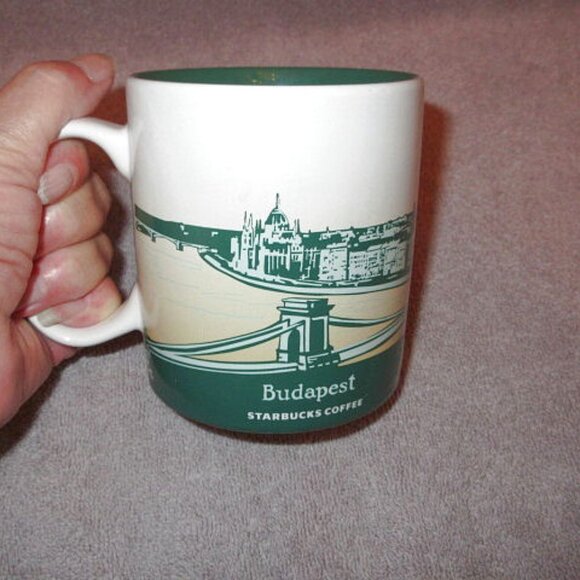 Starbucks Global Icon Series Budapest Hungary 2014 Collector Coffee Mug Cup - Picture 2 of 8